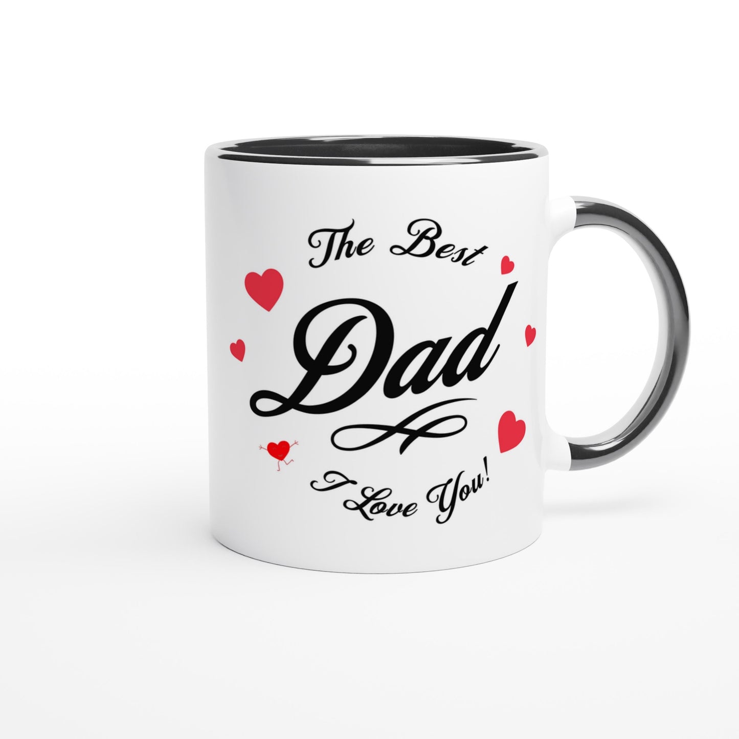 Custom Pet Mug with 'Best Mom' Mothers Day Quote or 'Best Dad' Fathers Day Gift, Personalized Dog or Cat Heart Photo Mug, Ceramic Coffee Cup