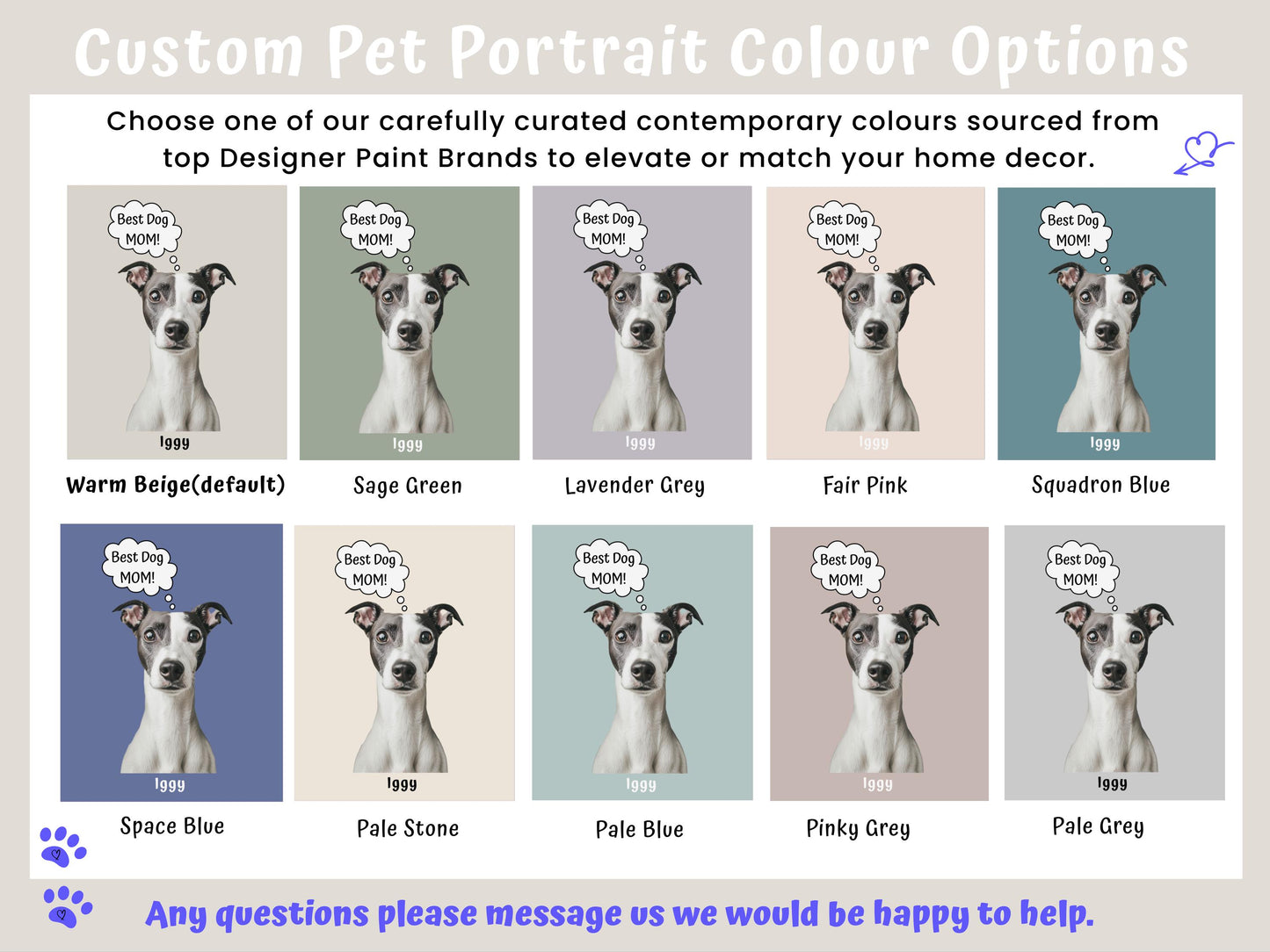 Custom Pet Portrait Print Gift, Personalized Photo + Name Celebrating Your Cat Dogs Personalities, Unique Whimsical 'Quote' Wall Art Poster