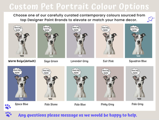 Custom Pet Portrait Print Gift, Personalized Photo + Name Celebrating Your Cat Dogs Personalities, Unique Whimsical 'Quote' Wall Art Poster